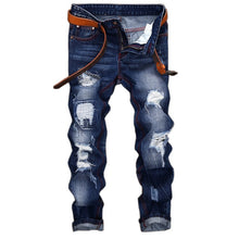 Load image into Gallery viewer, Fashion Slim Skinny Moto Biker Casual Jeans