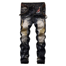 Load image into Gallery viewer, Fashion Slim Skinny Moto Biker Casual Jeans