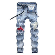 Load image into Gallery viewer, Fashion Slim Skinny Moto Biker Casual Jeans